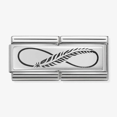Nomination Classic Infinity Feather Charm 330710/12