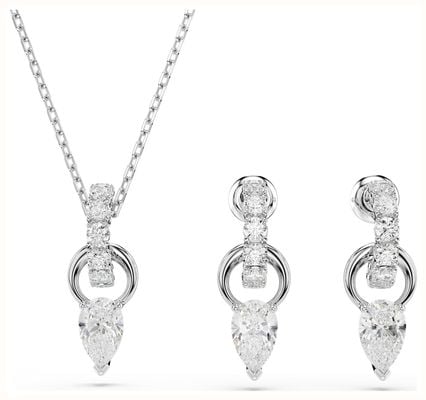 ★SWAROVSKI★ Mesmera Blue Rhodium Necklace 5668276 Mesmera pendant, Mixed cuts, Blue, Rhodium plated | Swarovski