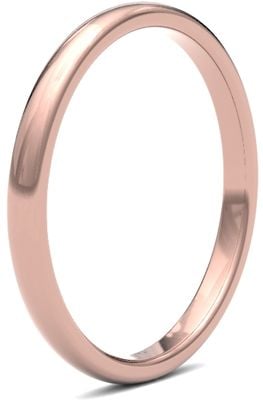 James Moore Wedding Rings | 9ct Rose Gold | 2mm | Heavy | Premium Court | AG_2LHP-9R