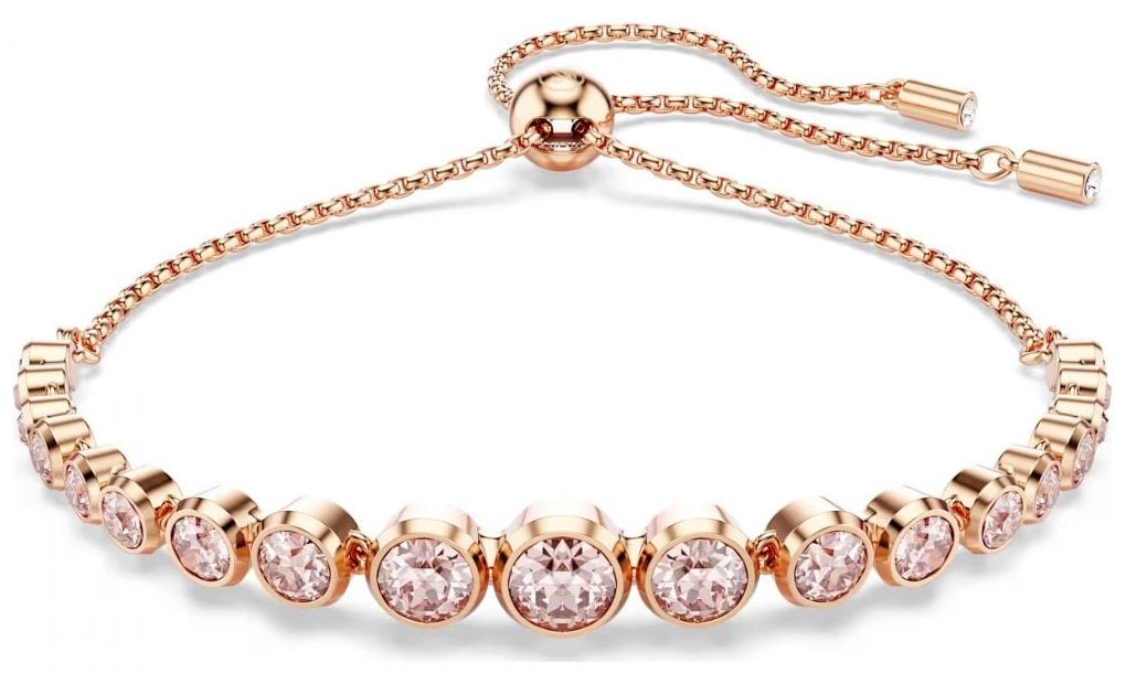 Swarovski 5718204 Ladies Pink Imber Tennis Bracelet Rose- Jewellery