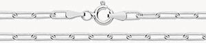 Treasure House Silver Paper Chain Anklet G1372/10