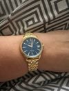 Customer picture of Certina DS Action Lady Diamond Quartz (33.8mm) Blue Sunray Dial / Gold PVD Stainless Steel Bracelet C0320513304600