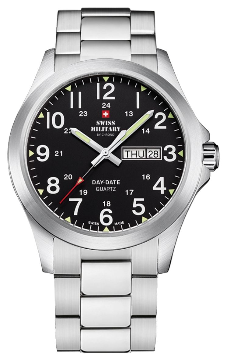 Swiss Military by Chrono SMP36040.25 Black Dial Black Watch