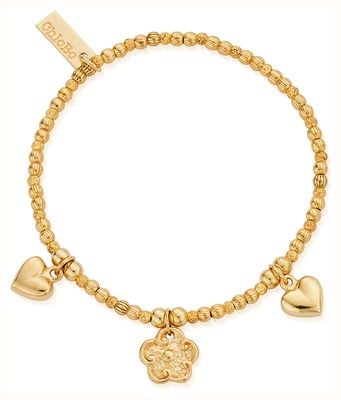 ChloBo TREASURES OF BALI Blossoms of Grace Bracelet - 18ct Gold Plated GBSB06733511