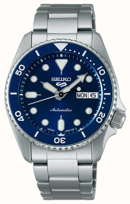Seiko 5 Sports SKX New Colour Collection 'Street Denim' (38mm) Blue Dial / Stainless Steel Bracelet SRPL77K1