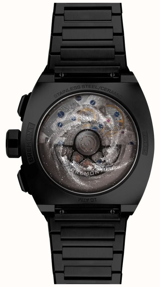 Bremont Supernova Chronograph Hawking Edition (41mm) Black Galvanic Metal Dial / Black Steel Bracelet SN41-CHR-DLC-HWK-B - alternate view 2