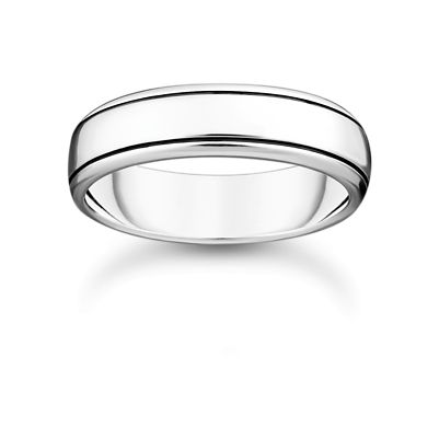 Thomas Sabo TR2503-637-21-58 Silver Ring With Lines | SIZE Jewellery