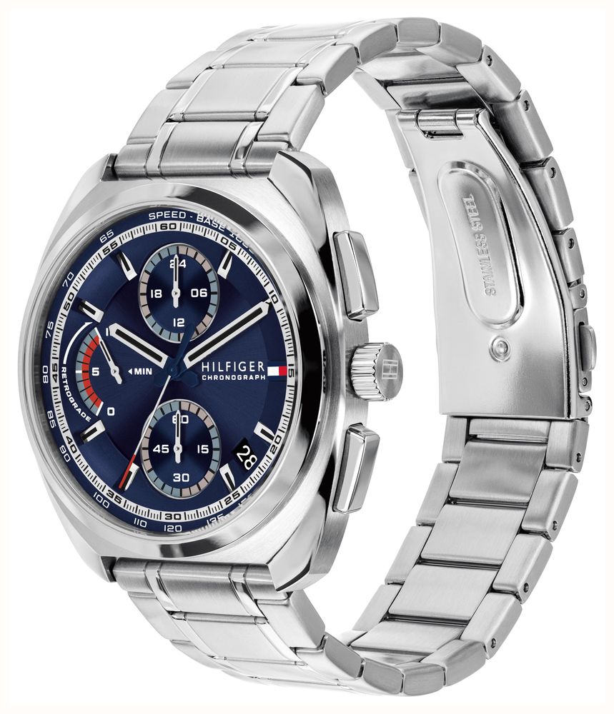 Tommy Hilfiger Cole Navy Blue Stainless Steel Bracelet Watch 1792273 - alternate view 2