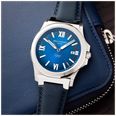 Emile Chouriet Challenger Cliff Automatic (40mm) Blue Sunray Dial / Blue Canvas Strap 08.1170.G.6.6.N8.2 - alternate view 2