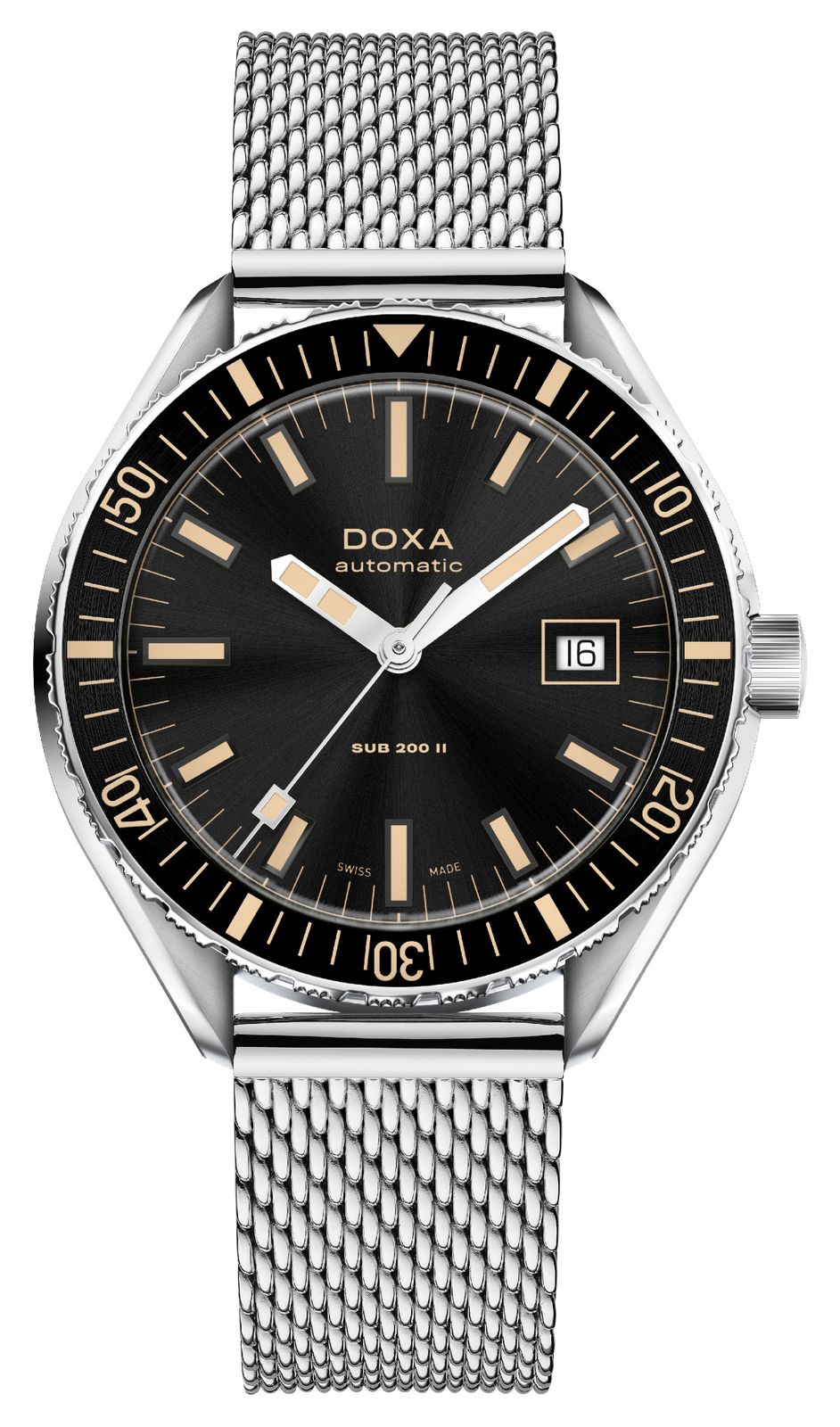 DOXA 795.10.101.10 SUB 200 II Sharkhunter (44mm) Black Watch