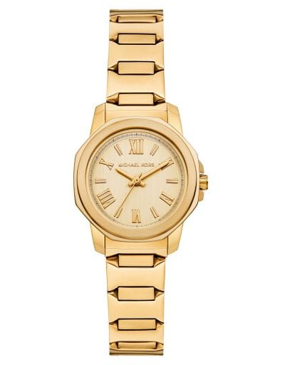 Michael Kors MK7685 Prescott Gold Tone Stainless Steel Watch