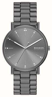 Skagen Signatur Quartz (40mm) Grey Sunray Dial / Gunmetal Stainless Steel Bracelet SKW6951
