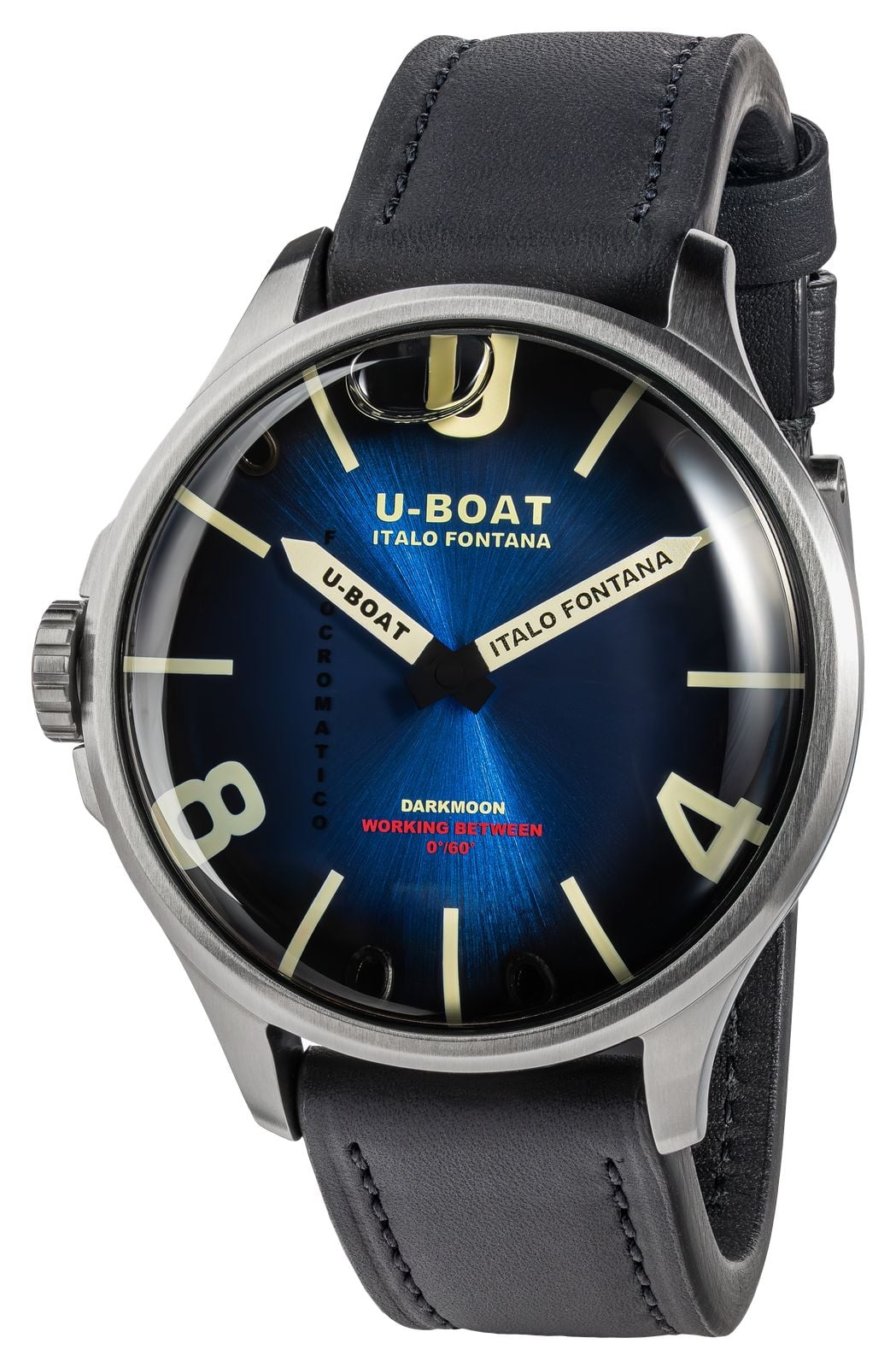U-Boat 3340 Darkmoon Kama SS (46.5mm) Photochromic Blue- Watch