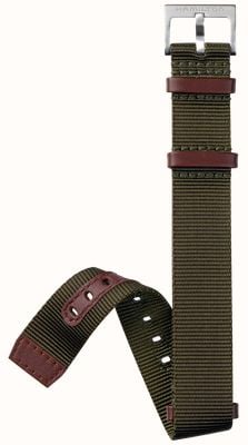 Hamilton Straps Nato Green 20mm Khaki Field Strap Only Watch H690694102