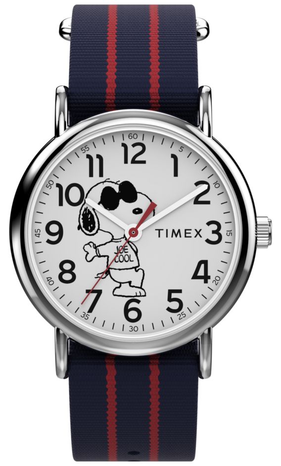 Timex TW2Y31100 x Peanuts Weekender (38mm) White Dial / Blue Watch