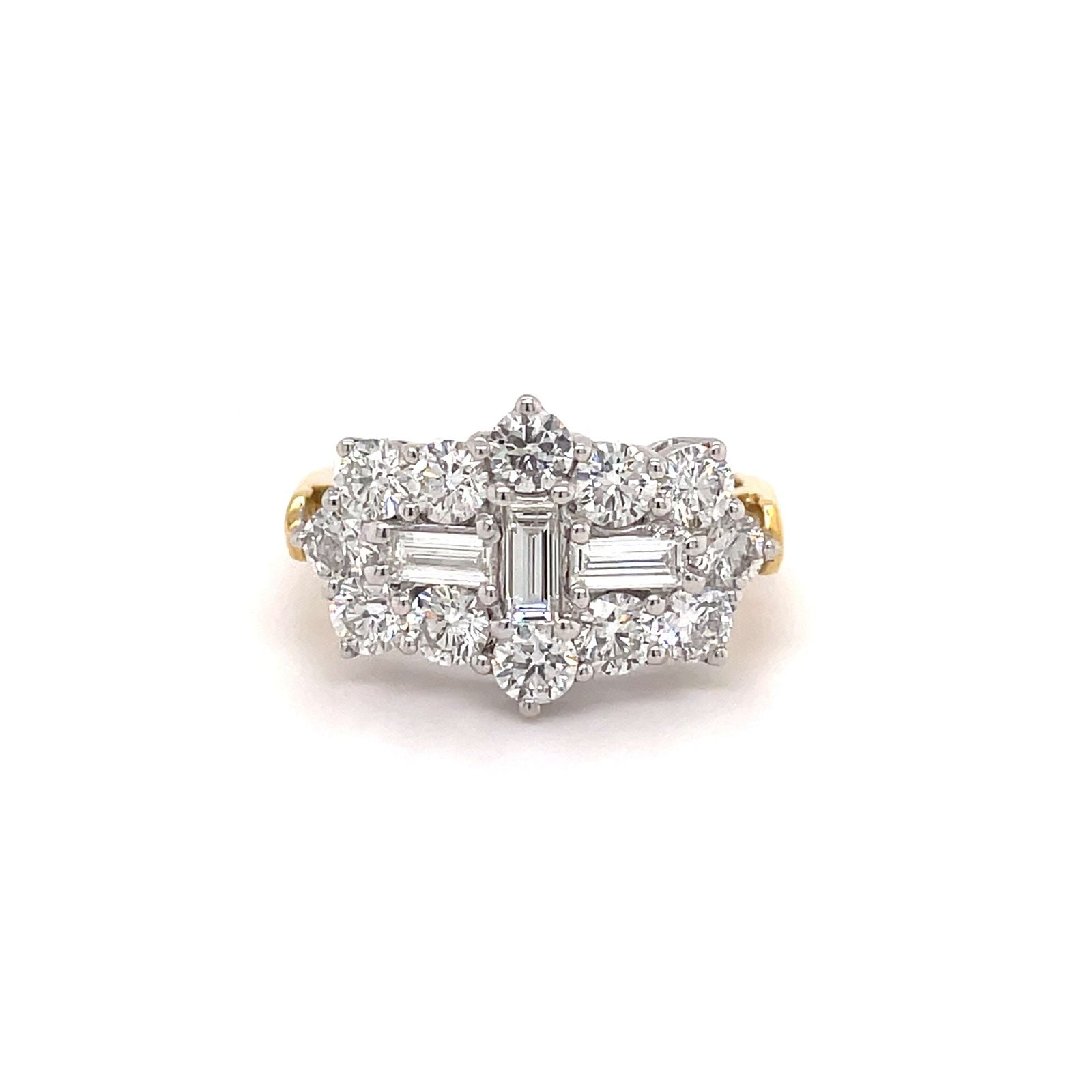 James Moore & Co LM259992 2ct Natural Diamond 18ct Yellow Jewellery