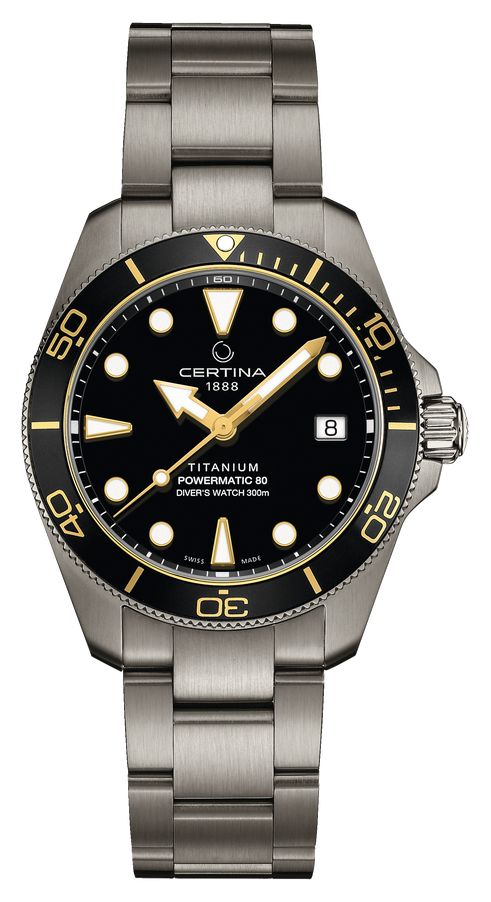 Certina C0488074405100 DS Action Diver Powermatic 80 (38mm) Watch