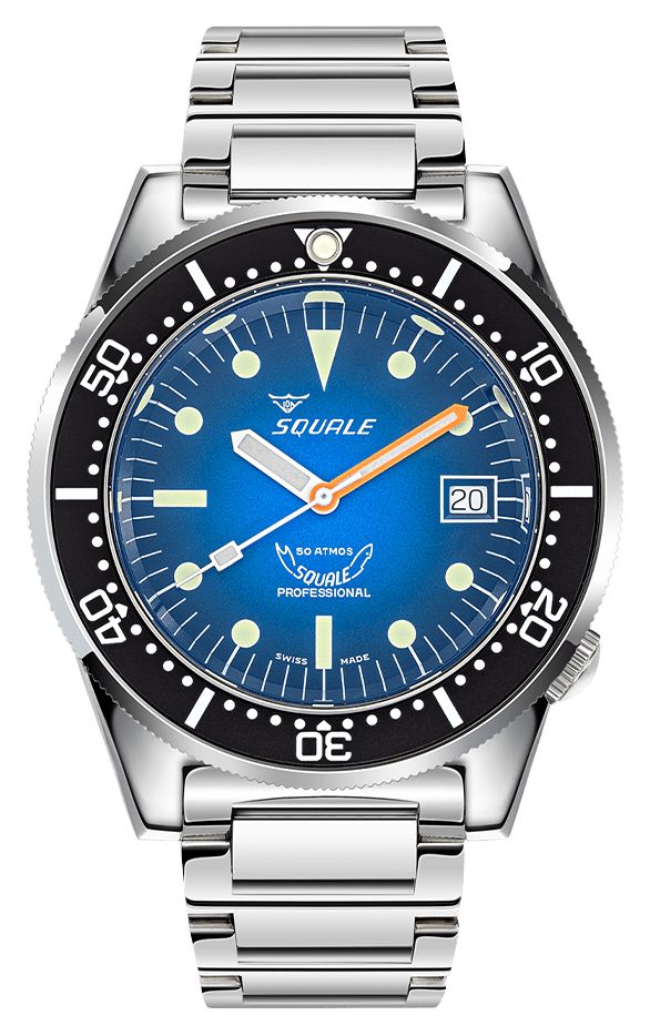 Squale 1521PROFD.SQ20L 1521 Blue Ray (42mm) Blue Dial / Watch