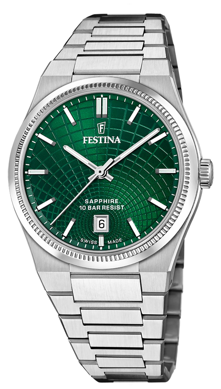 Festina F20051/5 Swiss Made Rivé Quartz (40mm) Green Dial Watch