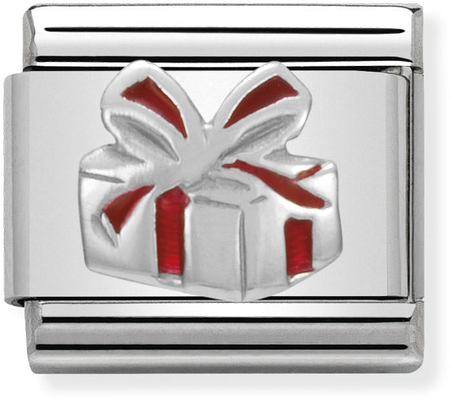 Nomination Classic Gift Box Sterling Silver & Steel Enamel Charm 330204/06