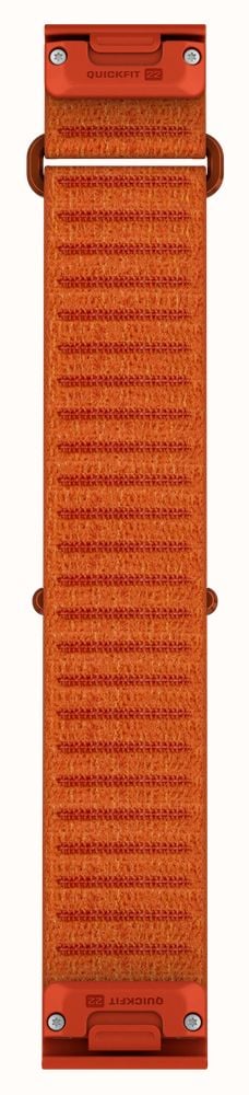 Garmin QuickFit Bands (22mm - Short) Autumn Orange ComfortFit Fabric - Strap Only 010-14507-11 - alternate view 2