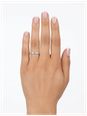 0.33ct Round Brilliant Natural Diamond Platinum Half Eternity Ring HET100073 - alternate view 4