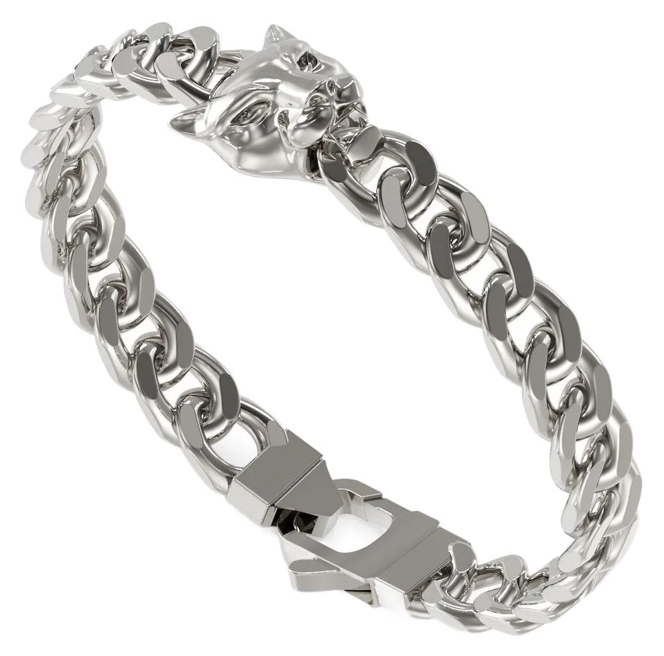 Guess UMB06084STL Guess Jewellery Mens Panther Bracelet