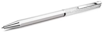 Swarovski Crystalline ballpoint pen, White lacquered, Chrome plated 5760217