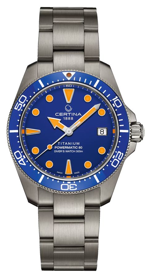Certina C0488074404100 DS Action Diver Powermatic 80 (38mm) Watch