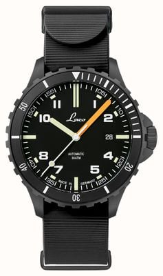 Laco Himalaya Automatic (39mm) Black Dial / Black Rubber Strap 862131.03