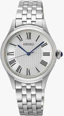 Seiko Caprice Quartz (29.6mm) White Dial / Stainless Steel Bracelet SUR609P1