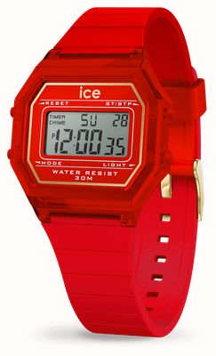 Ice-Watch ICE Digit Retro Red Passion (32mm) Red Digital Dial / Red Silicone Strap 022885