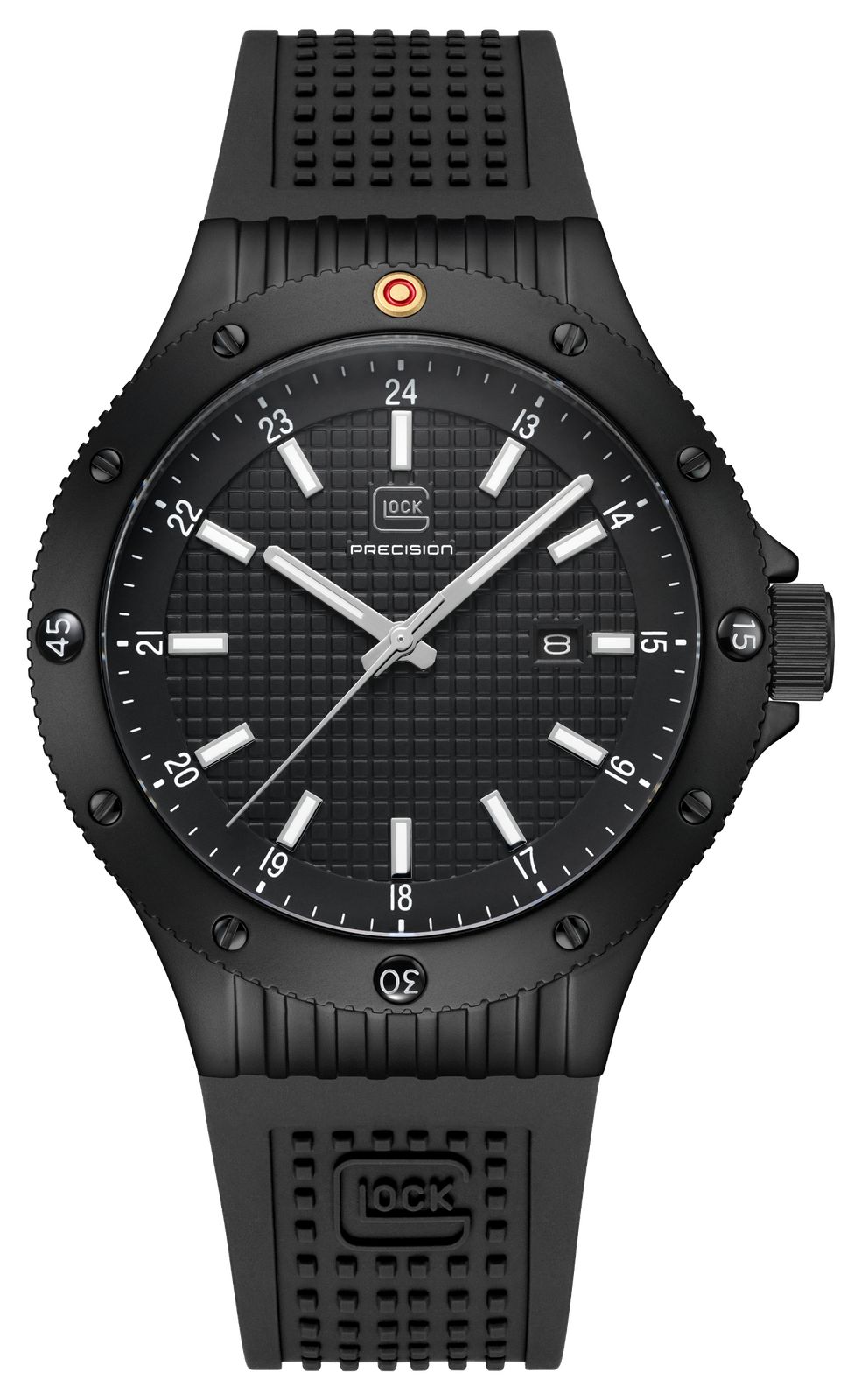 GLOCK Precision GW-33-1-24 Date Quartz (44mm) Black Textured Watch