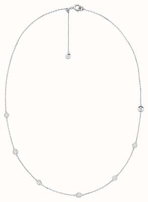 Michael Kors KORS BRILLIANCE Cubic Zirconia Sterling Silver Necklace MKC1714CZ040