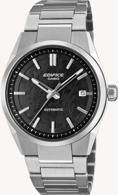 Casio Edifice EFK-110 Series Automatic (38mm) Black Electroformed Dial / Stainless Steel Bracelet EFK-110D-1AER