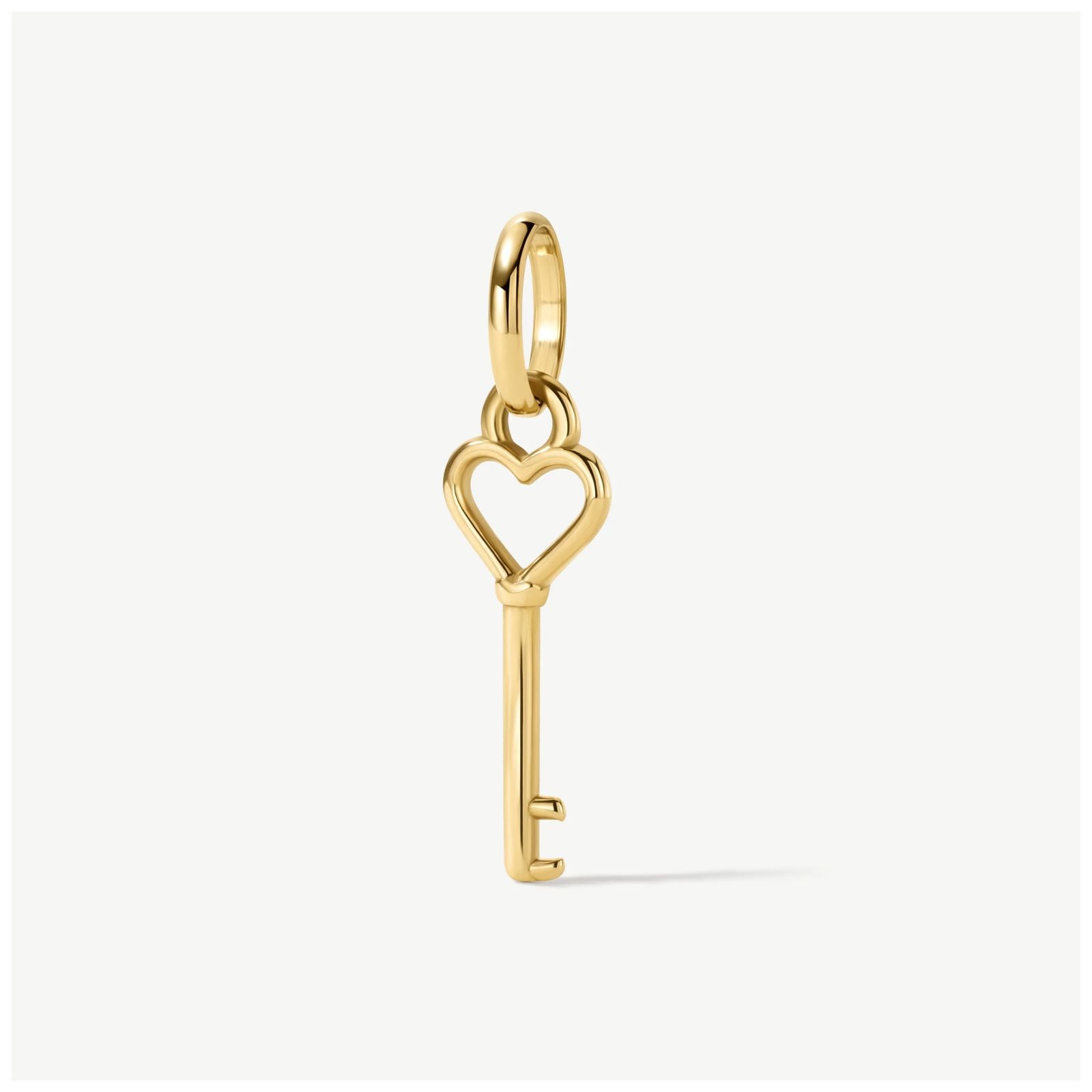 D.LOUISE CH13 Gold Tone Mini Heart Key Charm Jewellery