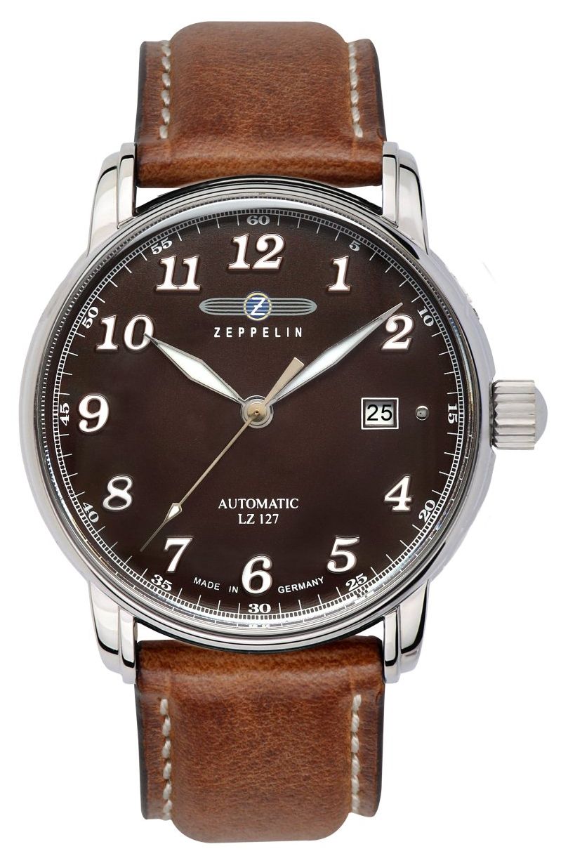 Zeppelin 8656-3 LZ 127 Graf Zeppelin Automatic (40mm) Brown Watch