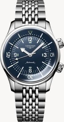 LONGINES Legend Diver Chronometer Certified Automatic (39mm) Blue Lacquered Dial / Stainless Steel Bracelet L37644907