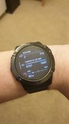 Customer picture of Garmin Fenix 6X Pro Sapphire | Carbon Grey DLC | Black Rubber Strap 010-02157-11