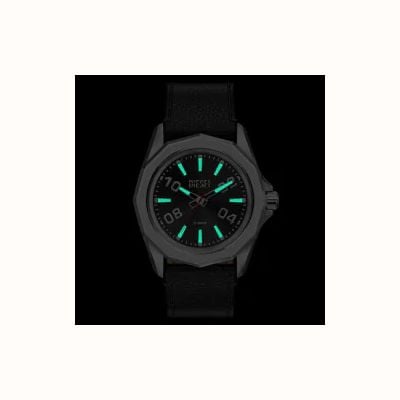 Diesel Stinger Black Blak Dail Leather Watch DZ2248 - alternate view 4