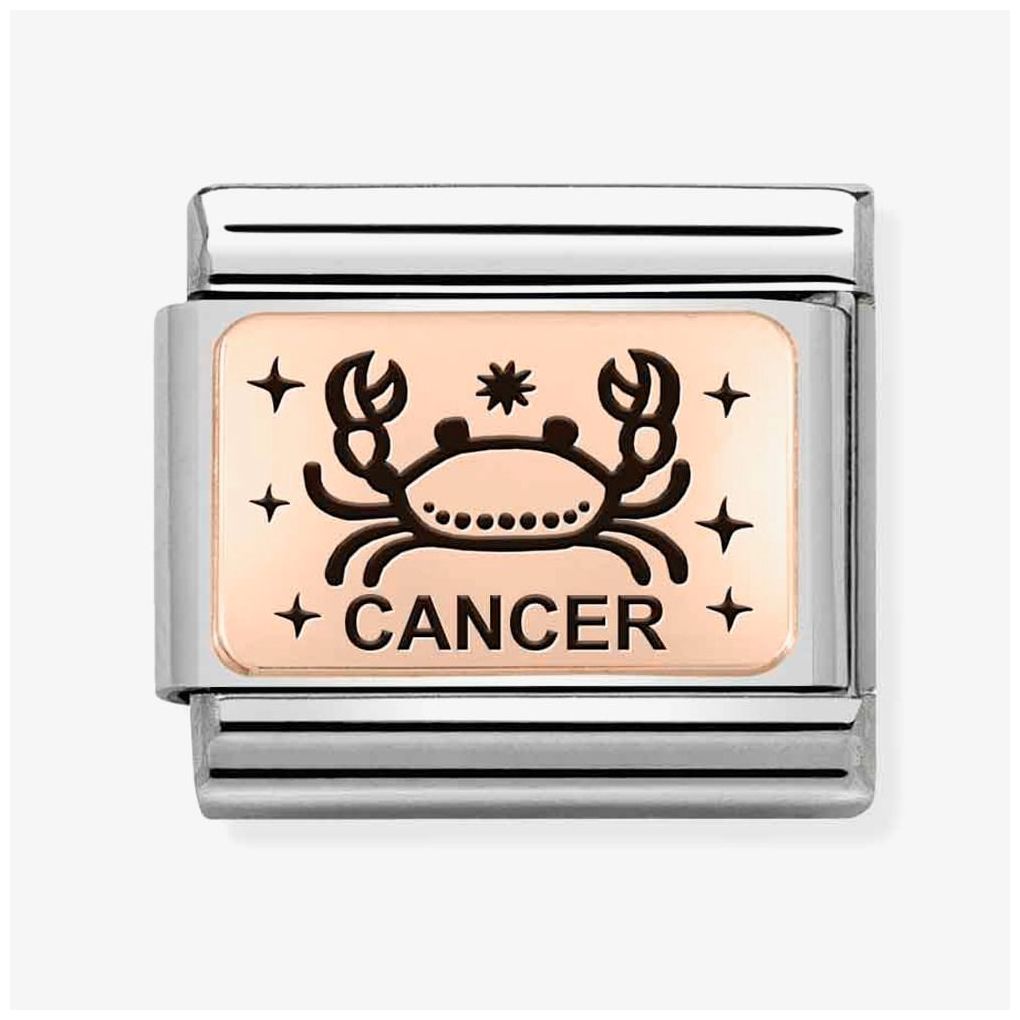 Nomination 430112/04 Classic Cancer 9ct Rose Gold Charm Jewellery