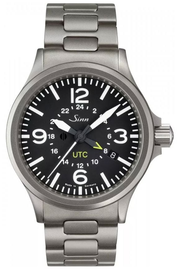 Sinn 856.010 BRACELET Men's 856 UTC Mens H-Link Bracelet Watch