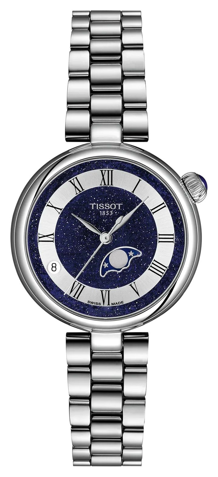 Tissot T1522231149300 Desir Moonphase Quartz (29.6mm) Blue Watch