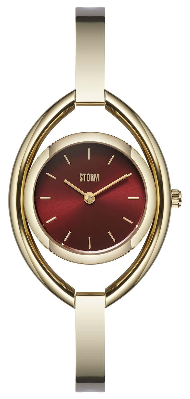 STORM 47563/GD/R ORLENA Quartz (31mm) Deep Red Dial / Gold Watch