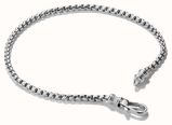 Thomas Sabo Thomas Sabo Rebel Steel Stainless Steel 2.70 mm Box Chain Bracelet (18 cm) A2249-S01-53-L18 - alternate view 2