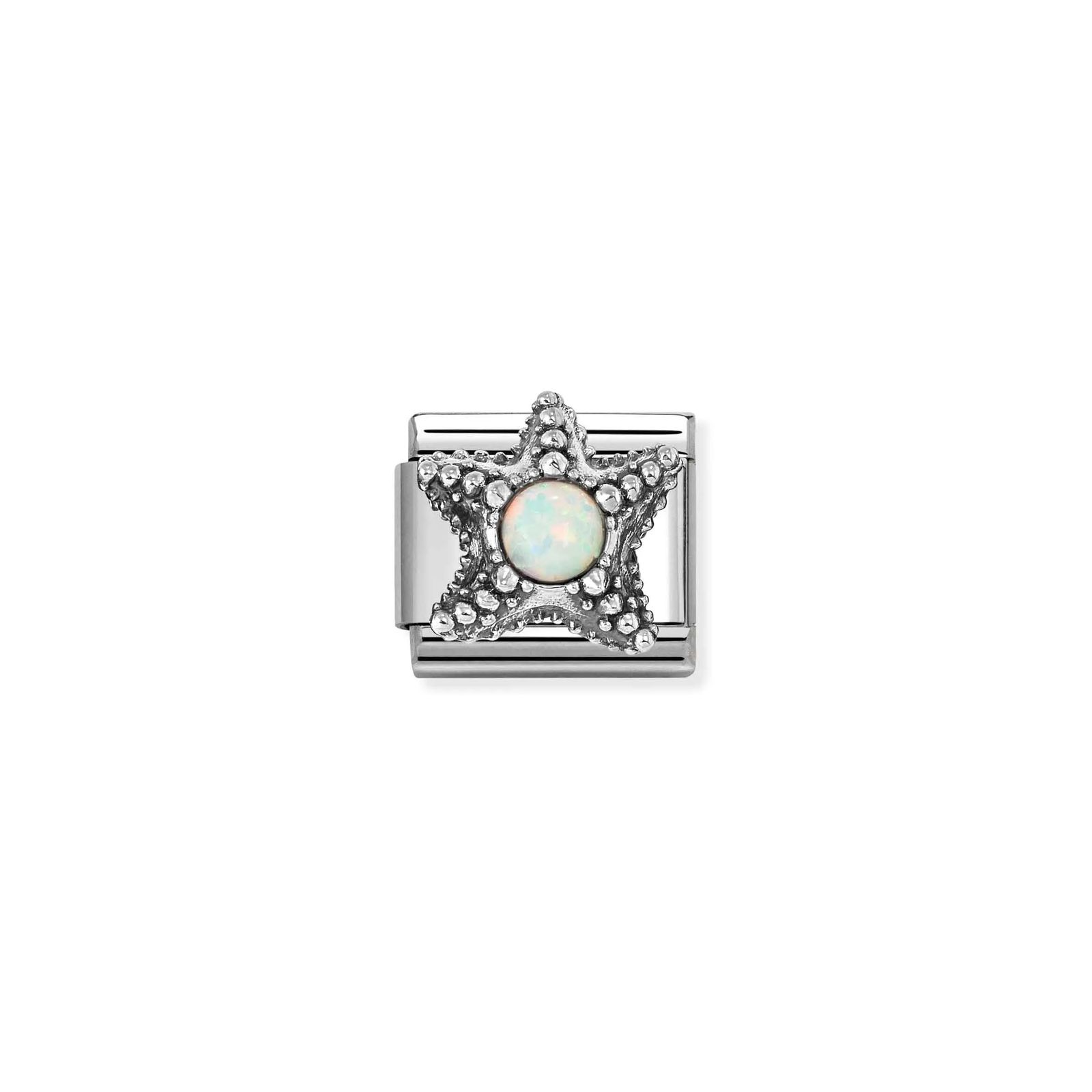 Nomination 330511/05 Classic Starfish White Opal Charm Jewellery