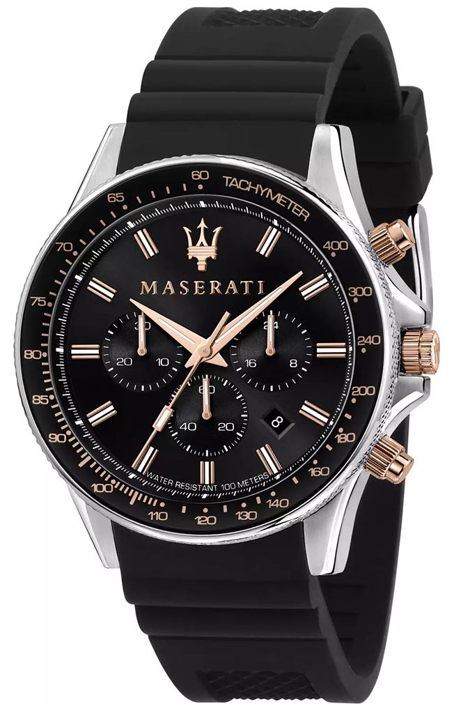 Maserati R8871640002 SFIDA Men's Silicone Strap Watch