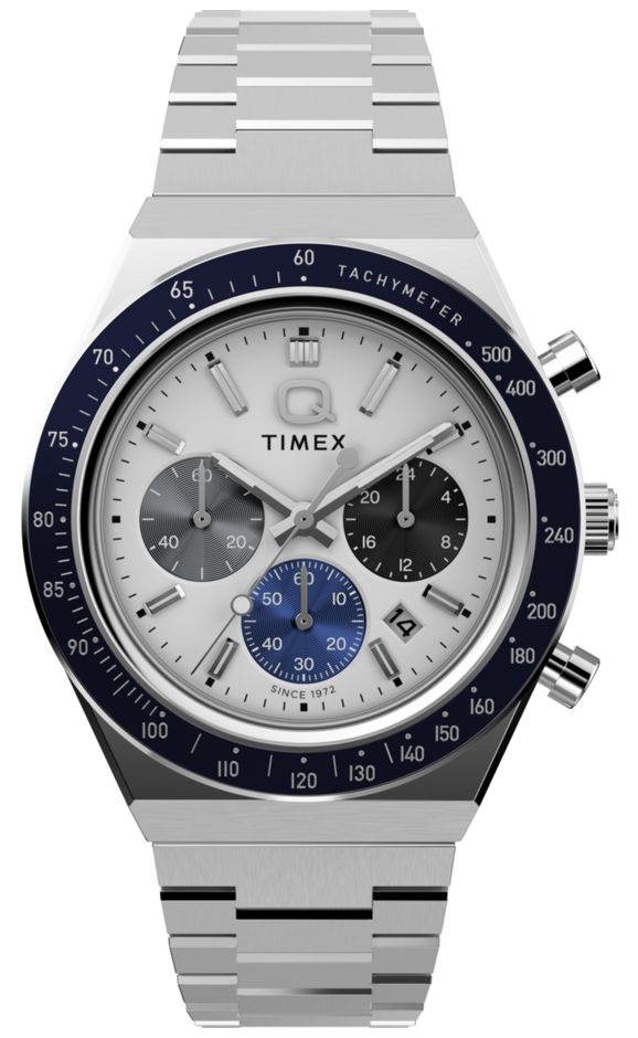 Timex TW2Y36200 Q Timex Chronograph (40mm) White Dial / Watch