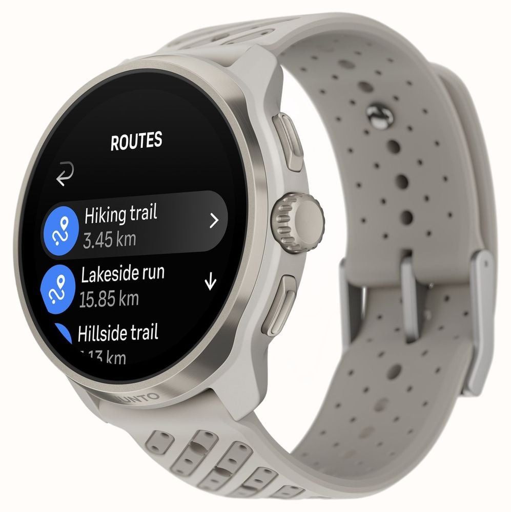 Suunto RACE 3S Titanium AMOLED Multisport Performance Watch (49mm) Feather Grey SS051646000 - alternate view 5