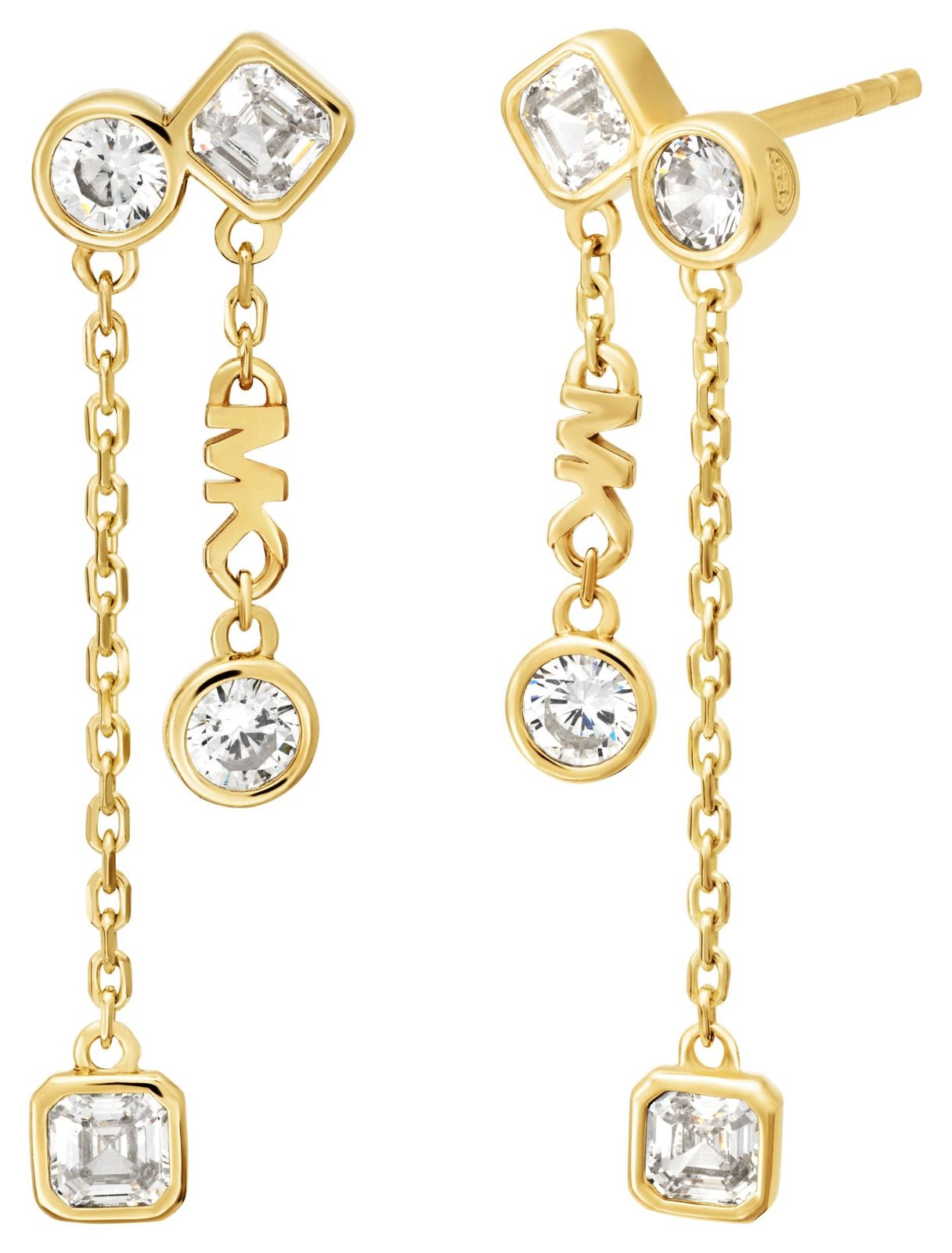 Michael Kors Orecchini Di Lusso Placcati Oro Con Zirconi Premium Mkc1773710